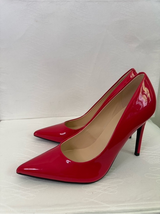 Nine West Shoes - Nine West Red Patent Pointed Toe Stiletto Heels Size 8.5 NWOT